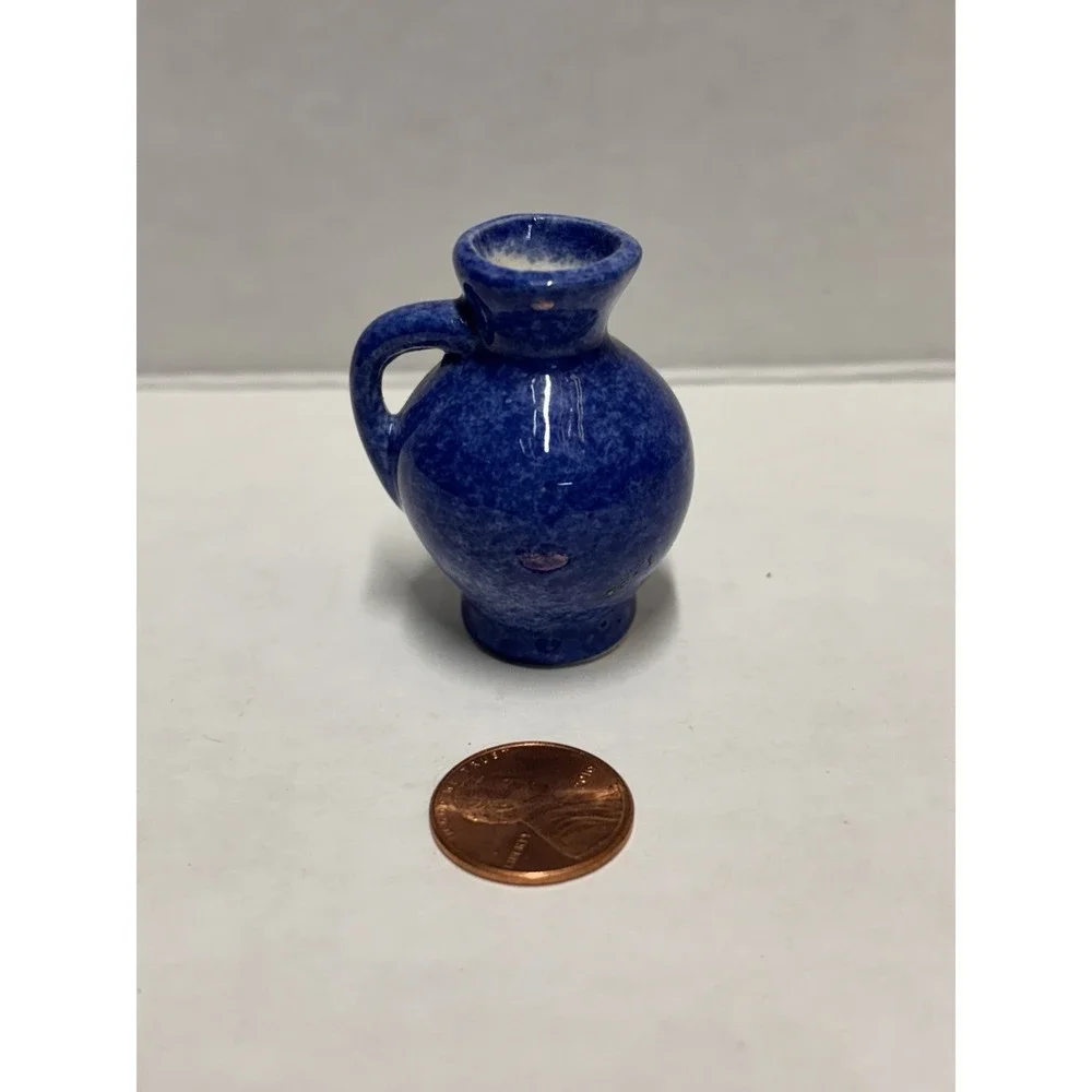 Enesco Tea Pot and jar with handle Cs‎ mini set of 2